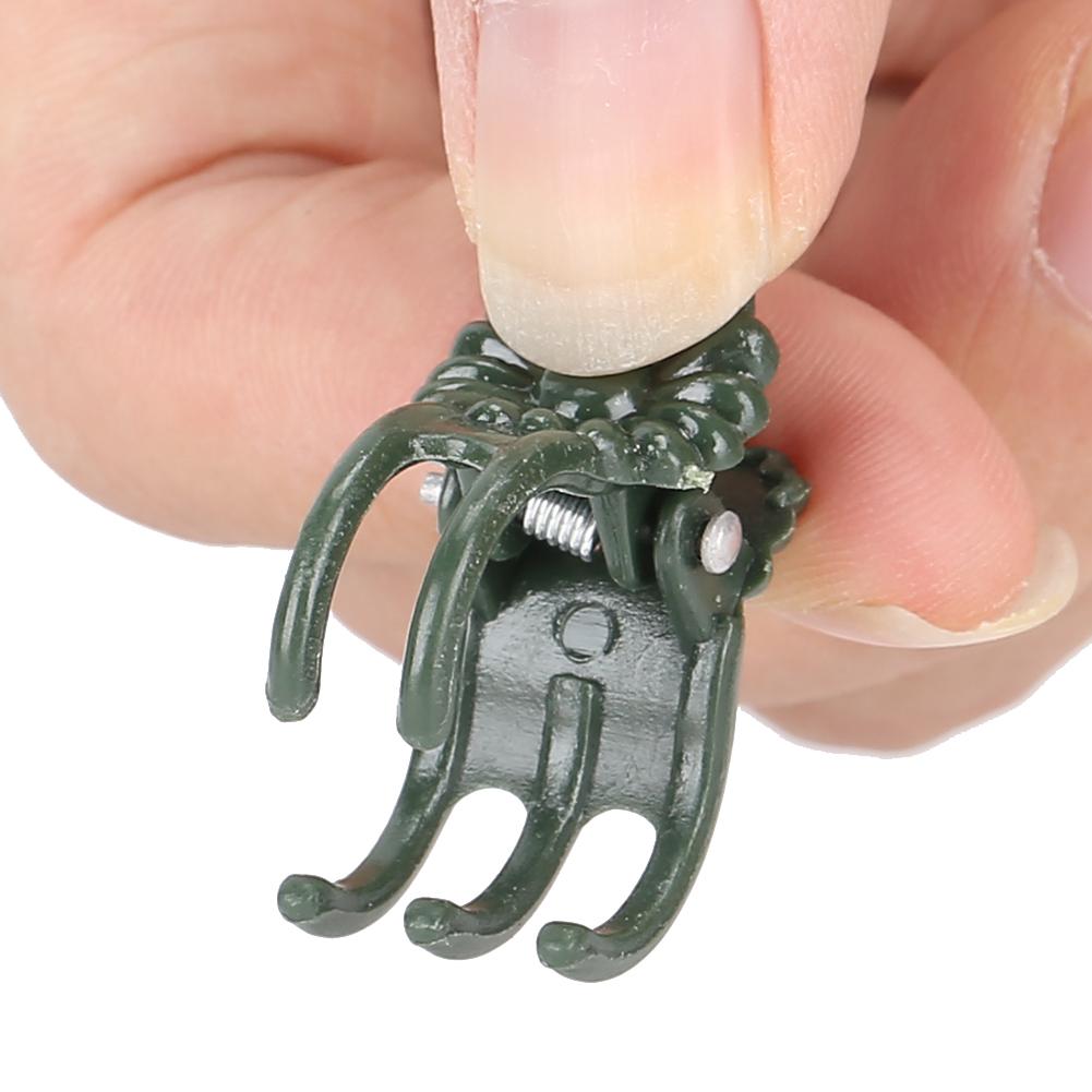 100 шт. зажимы для растений, красивые хризантемы, форма садовых цветов, стебли, фиксирующие опорные зажимы