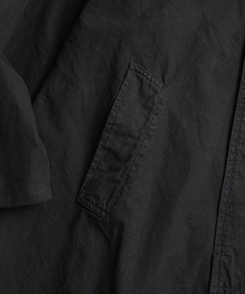 BEHEAVYER Dyed C/L Rover Coat Black