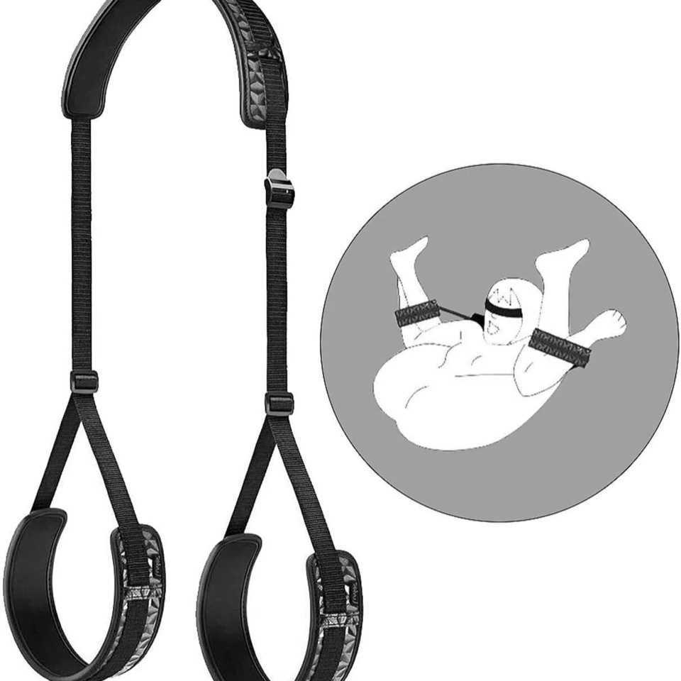 Sex Bondage Gear Sets for Adult Flirting - Handcuffs, Leg Splitter, Strappers and More Alternative Sex Toys for Women with