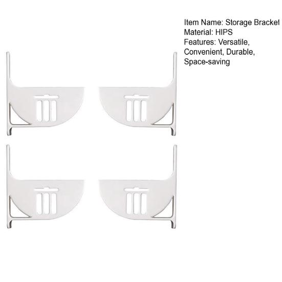 2 пары кронштейнов для хранения, настенный держатель для мешков для мусора, компактный органайзер из пластиковой пленки для кухни и дома