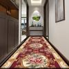 European Style Long Corridor Carpet Living Room Decoration Hallway Runner Rug Persian Style Easy Clean Non-slip Stair Custom mat