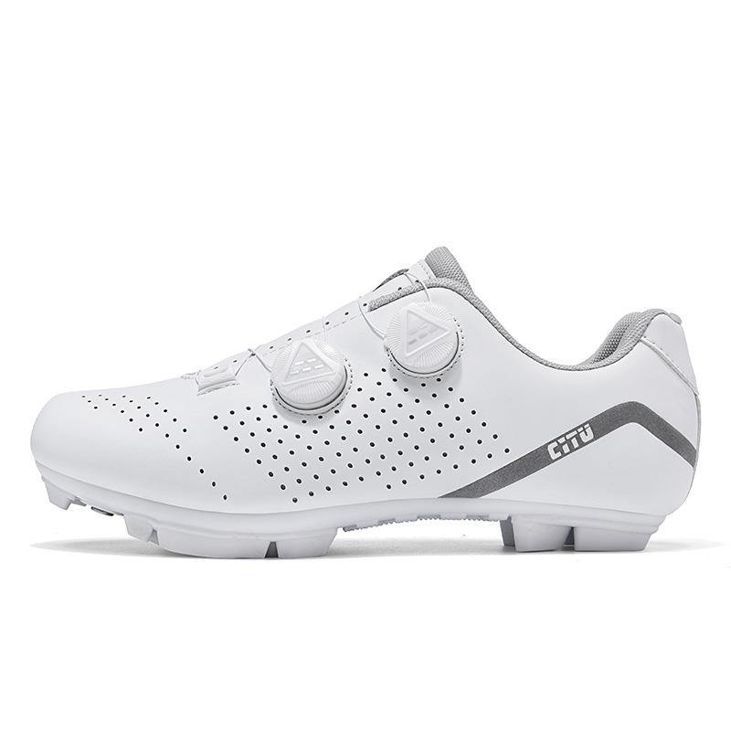 Couple outdoor professional mountain bottom road bike lock shoes bicycle non-slip and wear-resistant cycling shoes