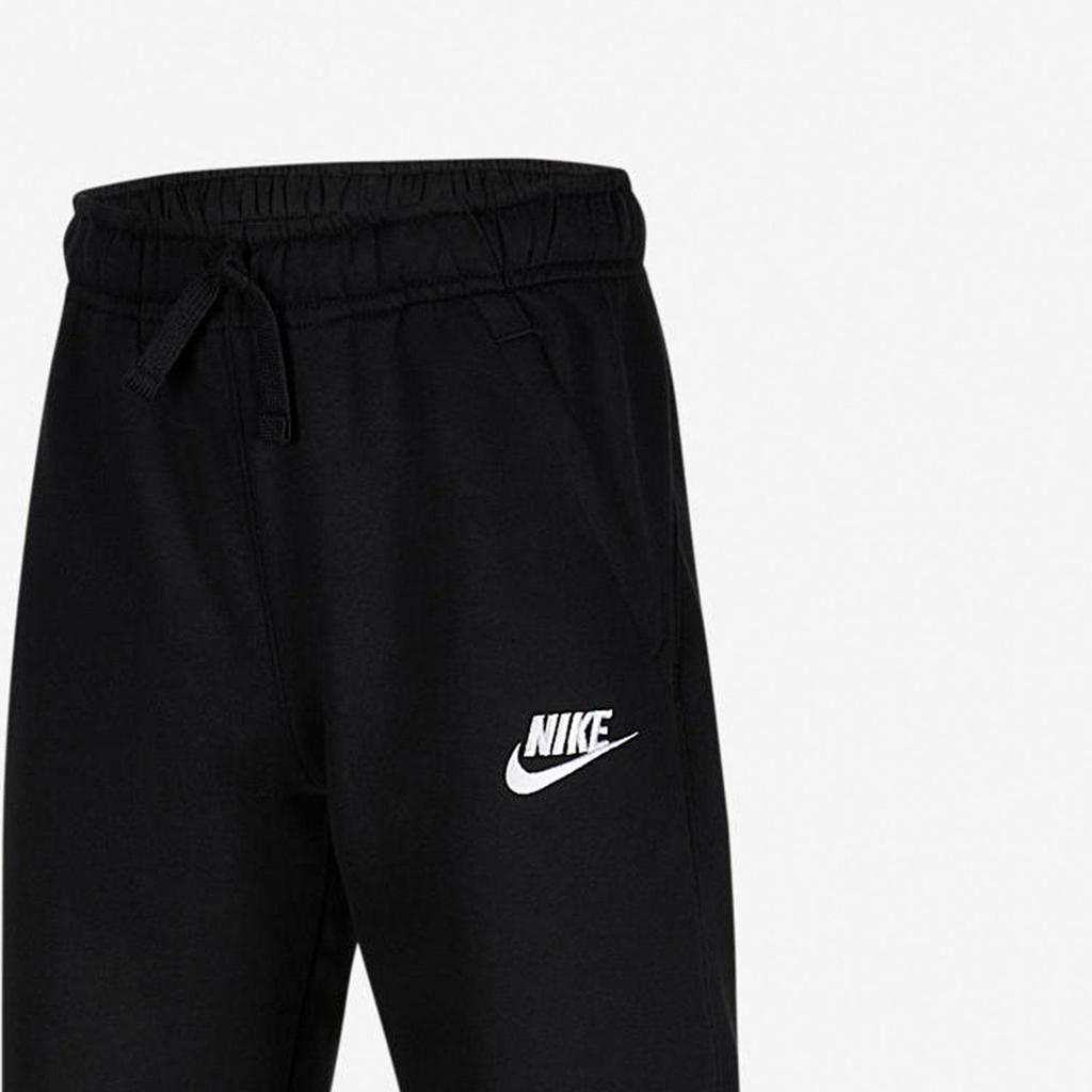Nike Теплый повседневный спортивный костюм с капюшоном и принтом логотипа для детей, черный CJ4342-010