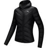Спортивная серия Slim Fit Удобная спортивная повседневная куртка-пуховик Женская верхняя одежда Базовая-черная 962447901-4