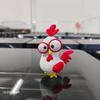 Мультяшные 3D-печатные игрушки-куры Игрушки для снятия стресса в офисе Домашние украшения на Новый год и Пасху Милая модель игрушки-куры Забавные подарки