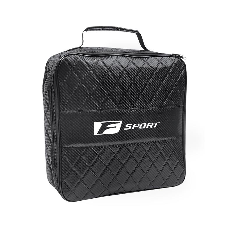 Car Interior Storage Box Charging Gun Leather Bag Accessories For Lexus LS LC RZ IS350 ES300 GS350 CT200h GX460 LX570 RX500hTQ9