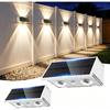Solar Fence Lights Outdoor, 10 Pack Fence Solar Lights Waterproof