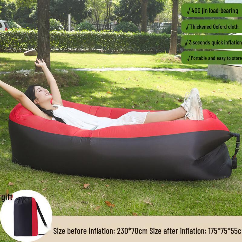 Junkaiwei Portable Inflatable Lounge Sofa with Pillow