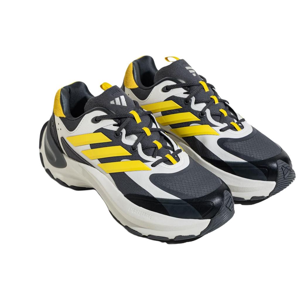 adidas Maxxwavy Нескользящие Устойчивые к истиранию Низкие Массивные Кроссовки Унисекс Темно-серый Серебристый Желтый JI2444