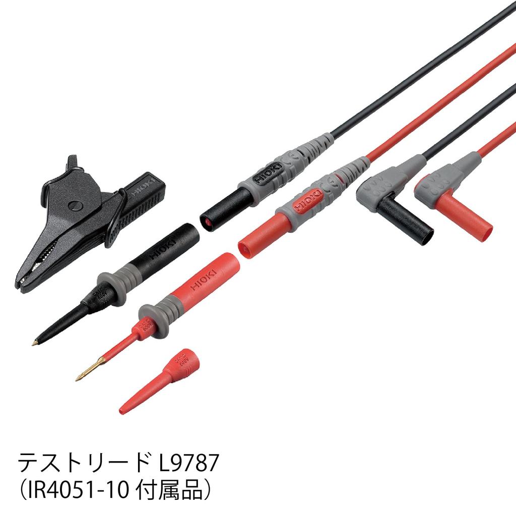 Измеритель сопротивления изоляции Hioki Electric сертифицированный JIS 5 диапазонов IR4051-10