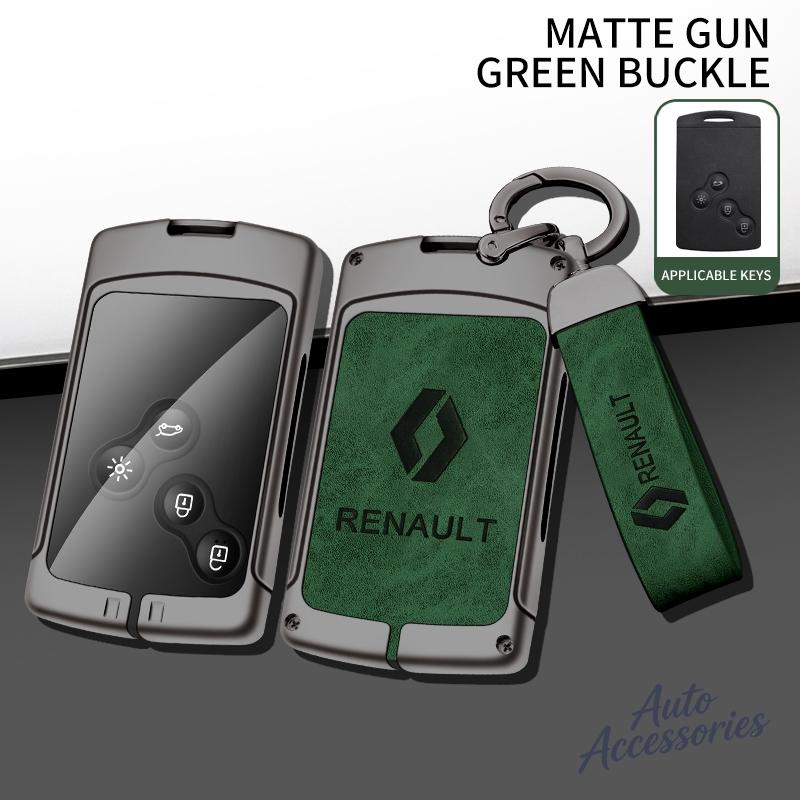Zine Alloy Car Key Case Cover Protector Shell For Renault Duster Captur Clio Logan Megane 1 2 3 Koleos Scenic Nema Fluence Zoe S666