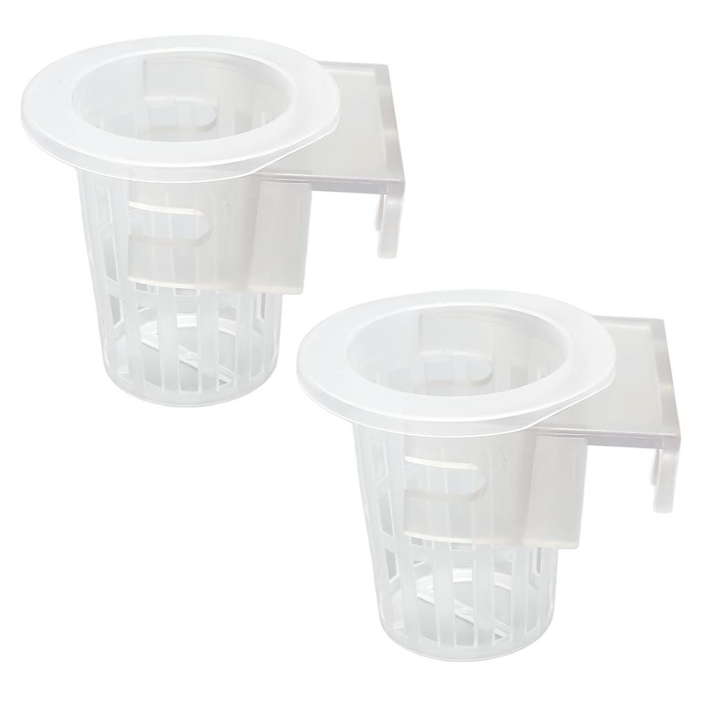 Hanging Aquarium Plant Holder Adjustable Fish Tank Planter Cups with Hole for Aquascape Decorations