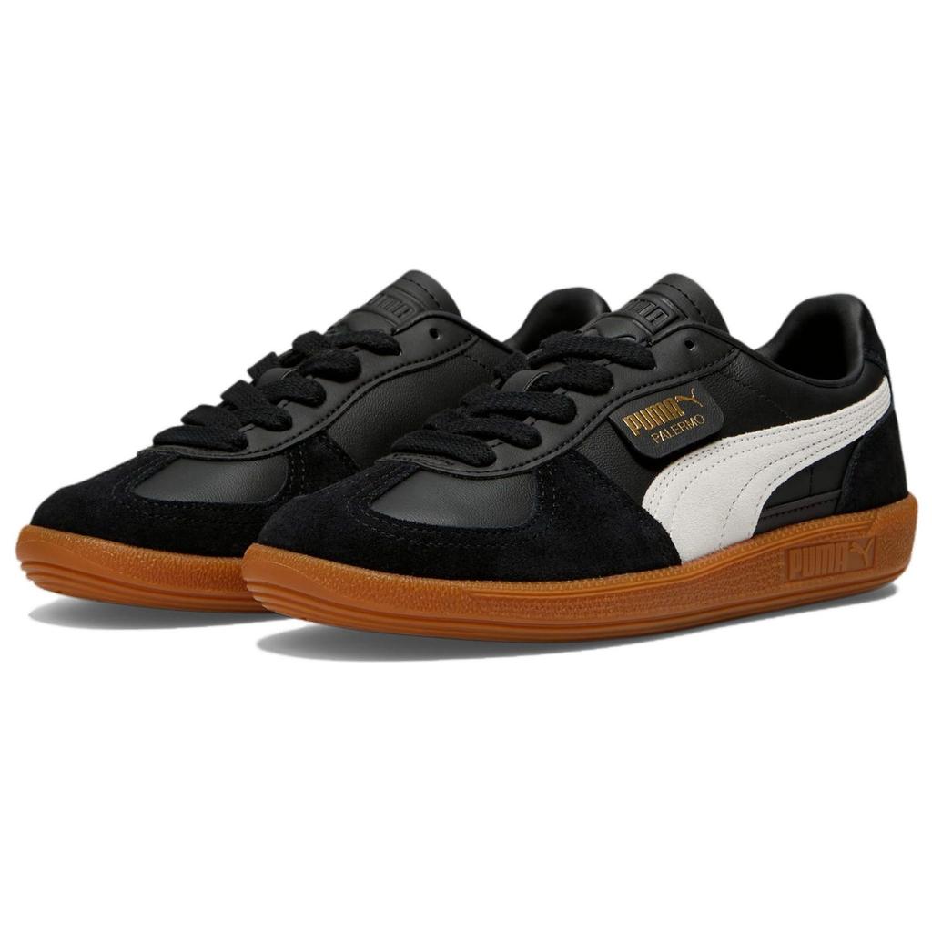 Puma Palermo Black Feather Grey Gum Women Sneakers 397647-03