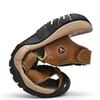Fashion 2024Genuine Leather Men Shoes Summer New Large Size Men's Sandals Men Sandals Fashion Sandals Slippers