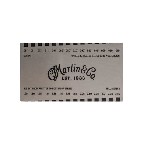 Martin Guitar String Action Gauge 18TOOL27 | Compatible with Both Inch and Metric Guitars | Perfect for Setting Any Stringed Instrument