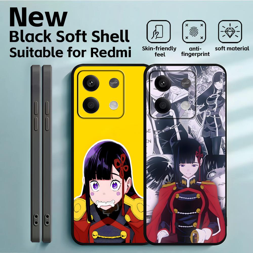 Chained Soldier Phone Case For Redmi Note 14 13 12 11 Pro Plus S 5G 14C A3 Soft Black Phone Cover