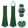 Ремешок для часов с быстрой заменой для серии Tissot PRX 11 мм 12 мм T137.407/T137.410 Super Player Фторкаучук FKM Ремешок Браслет