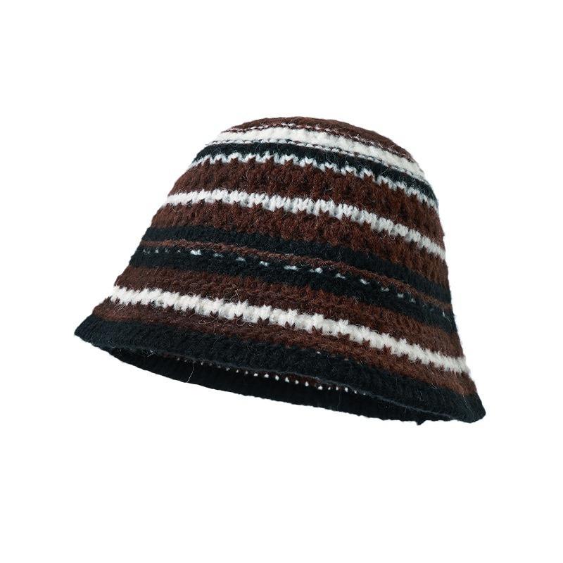 Новый осенне-зимний стиль Маленькая теплая и холодная вязаная шерстяная шапка Универсальная панама для большой головы