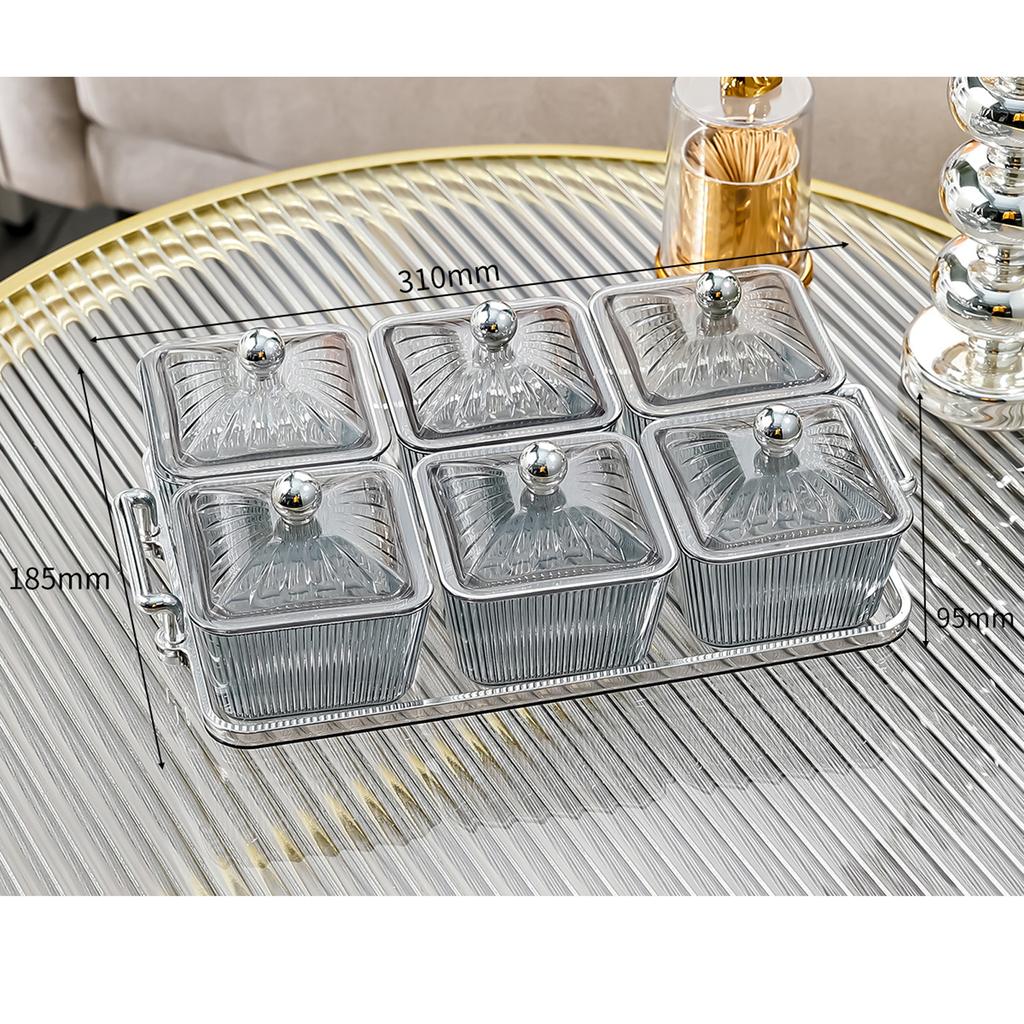 Сервировочное блюдо Caddy, сервировочные миски, поднос для приправ, разделительная тарелка для десертов, фруктовые закуски, сервировочное блюдо для кухни, свадьбы, орехов