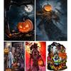5D Diy Diamond Painting Nightmare Before Christmas Cross Stitch Kit Full Round Embroidery Halloween Pumpkin Mosaic Art Picture