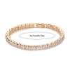 Gold Color Hand Chain Crystal Wristband New Jewelry  Women