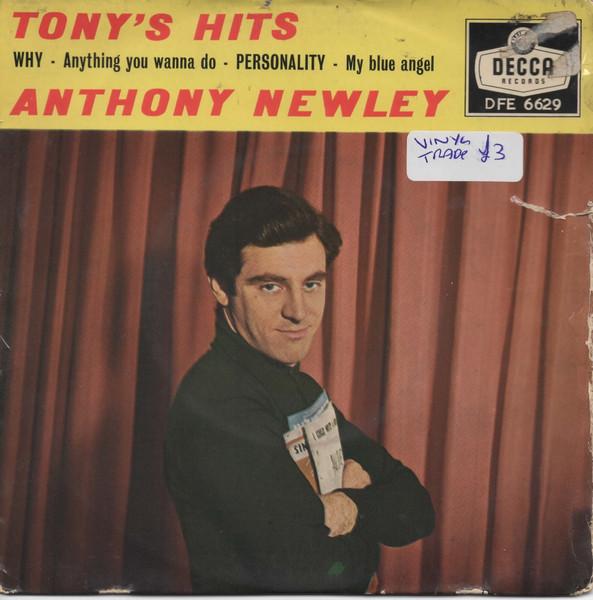 7-дюймовая пластинка ANTHONY NEWLEY - Tony's Hits DFE6629 Decca 1959 UK Pop Б/у