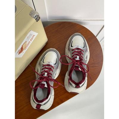 Зимние новые бархатные кроссовки на толстой подошве в стиле «папа» повседневная обувь 31401