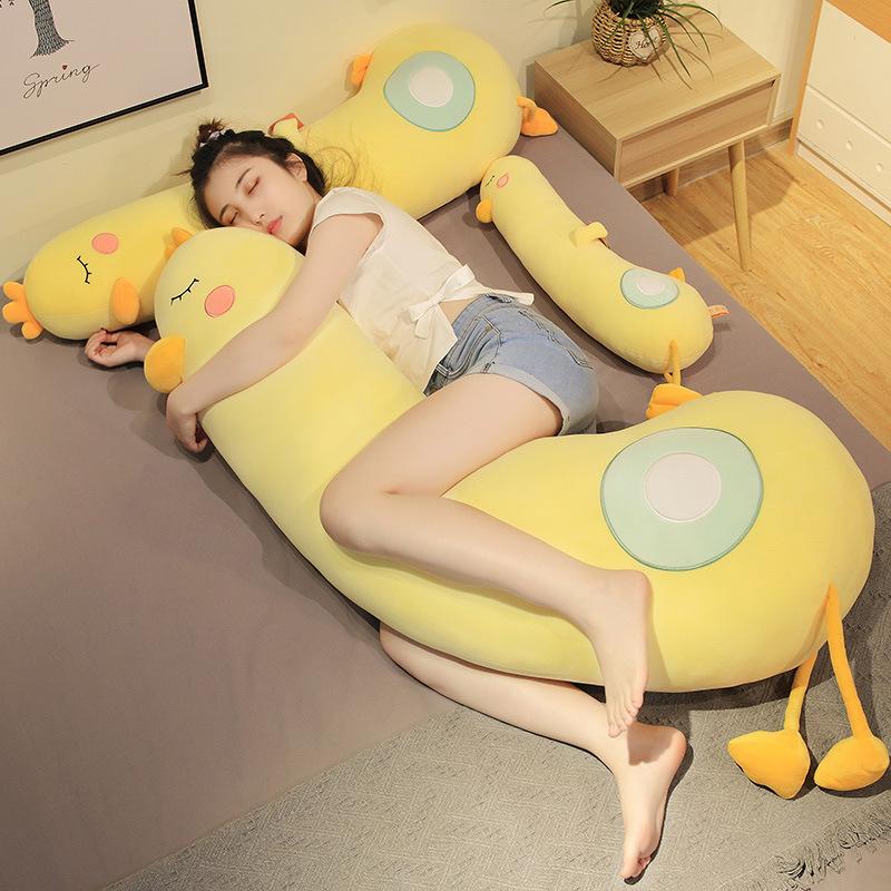New Style of The Same Style of Duck Pillow Creative Plush Toys Little Yellow Duck Large Rag Doll Children's Doll