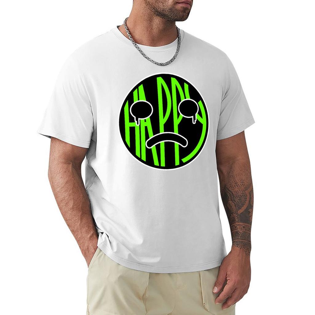 Happy fake crying green tshirt TShirt Breathable Lightweight Summer Top