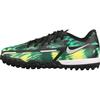 Новые детские футбольные бутсы Phantom GT 2 Academy TF с амортизацией, износостойким покрытием и низким верхом, черно-зеленые, детские DM0739-003