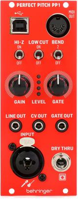 Модуль синтезатора Behringer Behringer Eurorack преобразует аудиосигналы в MIDI PERFECT PITCH PP1 CV/MIDI/USB