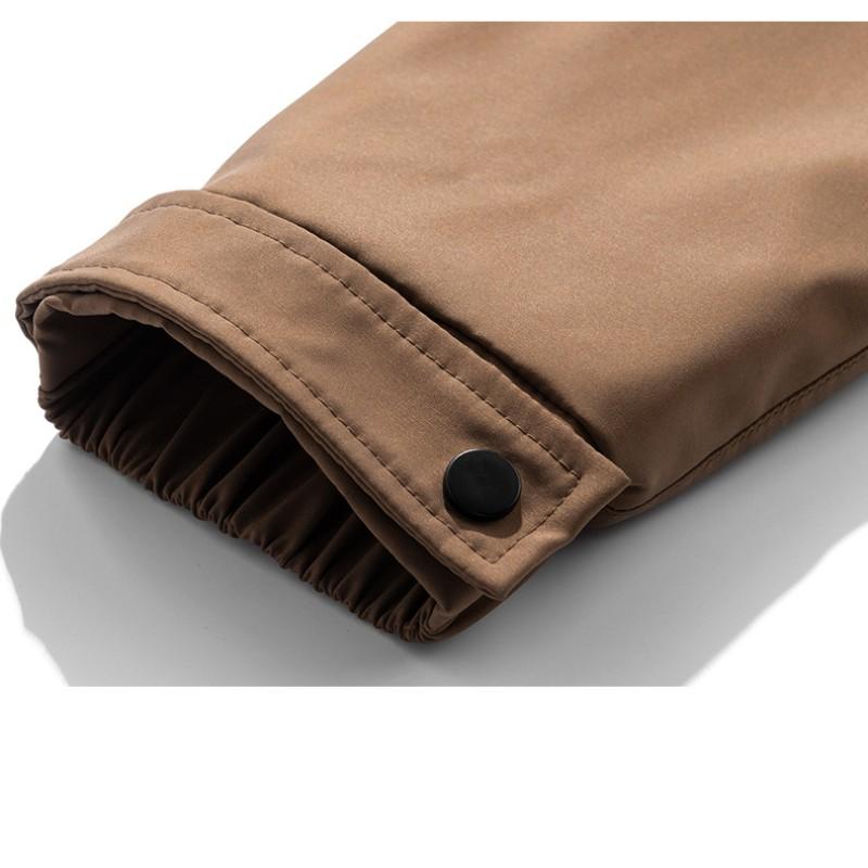 Мужская новая весенняя вельветовая куртка-бомбер с воротником-стойкой, Американское повседневное мужское пальто в стиле ретро