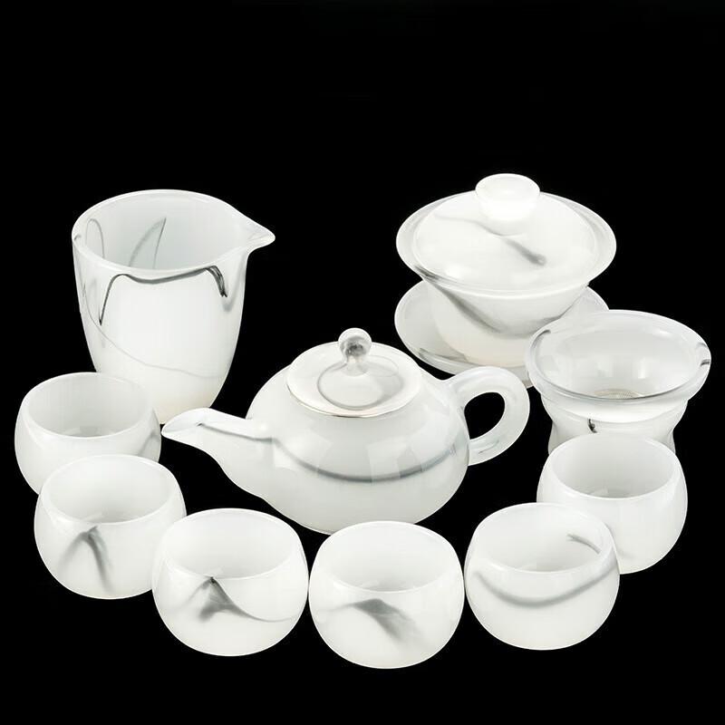 Glazed Ceramic Kung Fu Tea Set