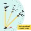 Экономящий труд телескопический стальной опорный стержень, домкраты для шкафов, инструмент для гипсокартона, выдвижной ручной подъемный домкрат