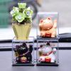 Солнечная энергия Maneki Neko Lucky Cat Приветствующий китайский Lucky Cat Машет рукой, Призывая Статуэтки Удачи для Домашнего Декора