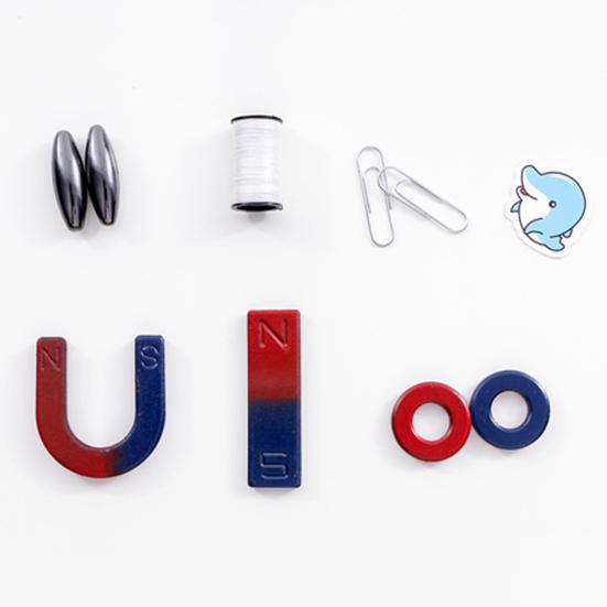 10 шт./компл. Магнитная экспериментальная игрушка, научная, сделай сам, износостойкая, конфетного цвета, образовательная, научная, магнитная игрушка для детей