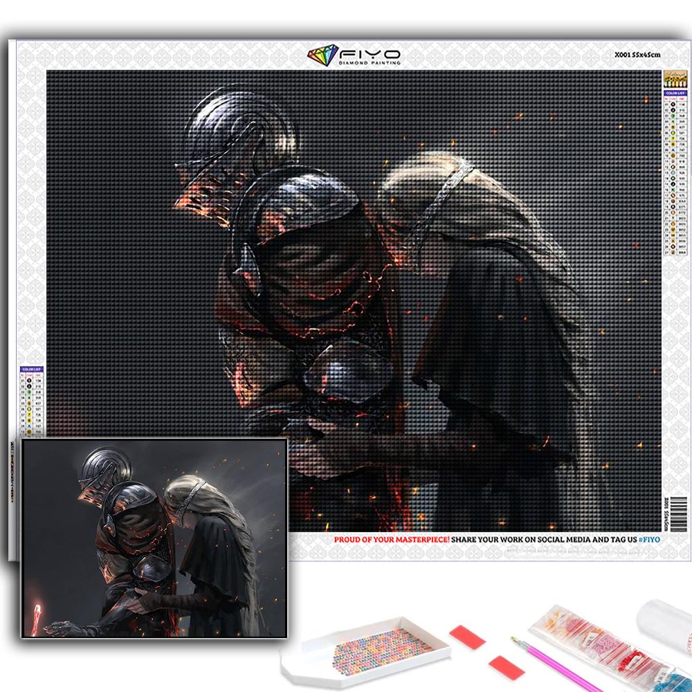 Full 5D Diy Diamond Painting Game Dark Souls 5D Diamond Painting