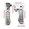 Aluminum Zinc Zinc Alloy Motorcycle Foot Pegs Non Slip E Bike Foot Rests  Replacement Parts