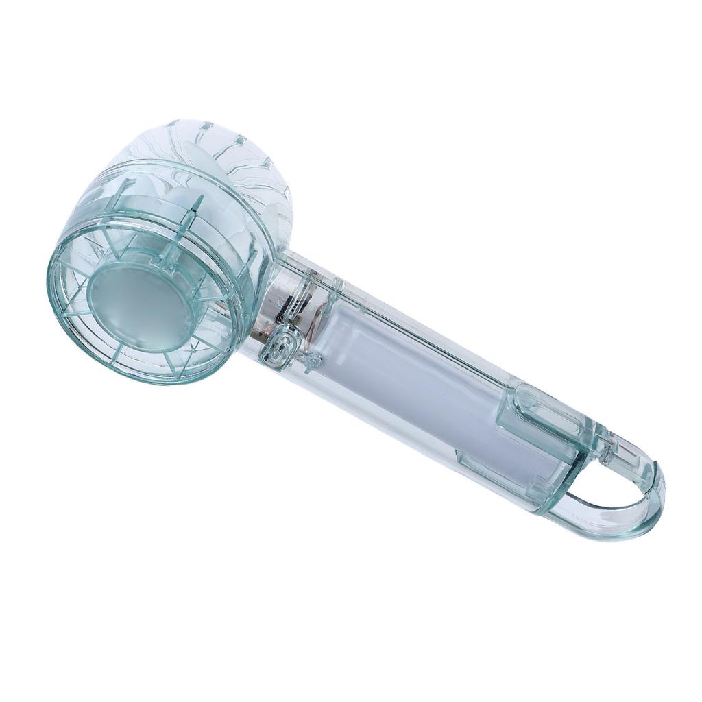 Transparent Handheld Fan 3 Speed Low Noise USB Rechargeable Transparent Hand Desk Fan with Hook for Outdoor