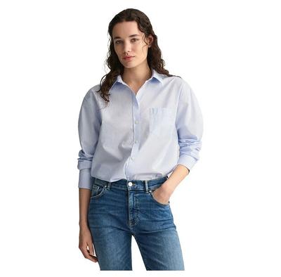 Relaxed Fit Poplin рубашка с длинным рукавом