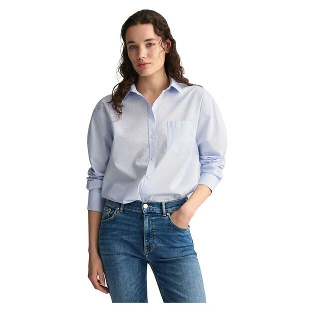 Gant Relaxed Fit Poplin рубашка с длинным рукавом
