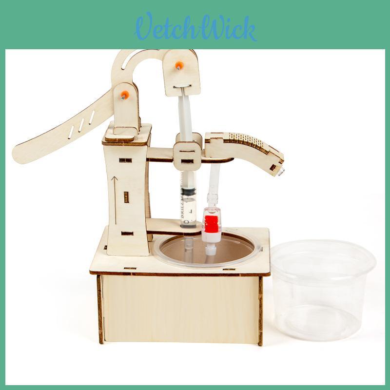 Hand Operated Water Pump Science Kit For Kids Diy Educational Playset