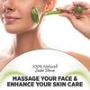 Xiuyu Roller Gua Sha Gouache Scraper Roller Massager Facial Anti Aging Natural Jade Stone Face Lifting Facial Skin Care Tools