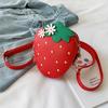 Kids Children Girls Cute Cartoon Strawberry Messenger Crossbody Shoulder Bags