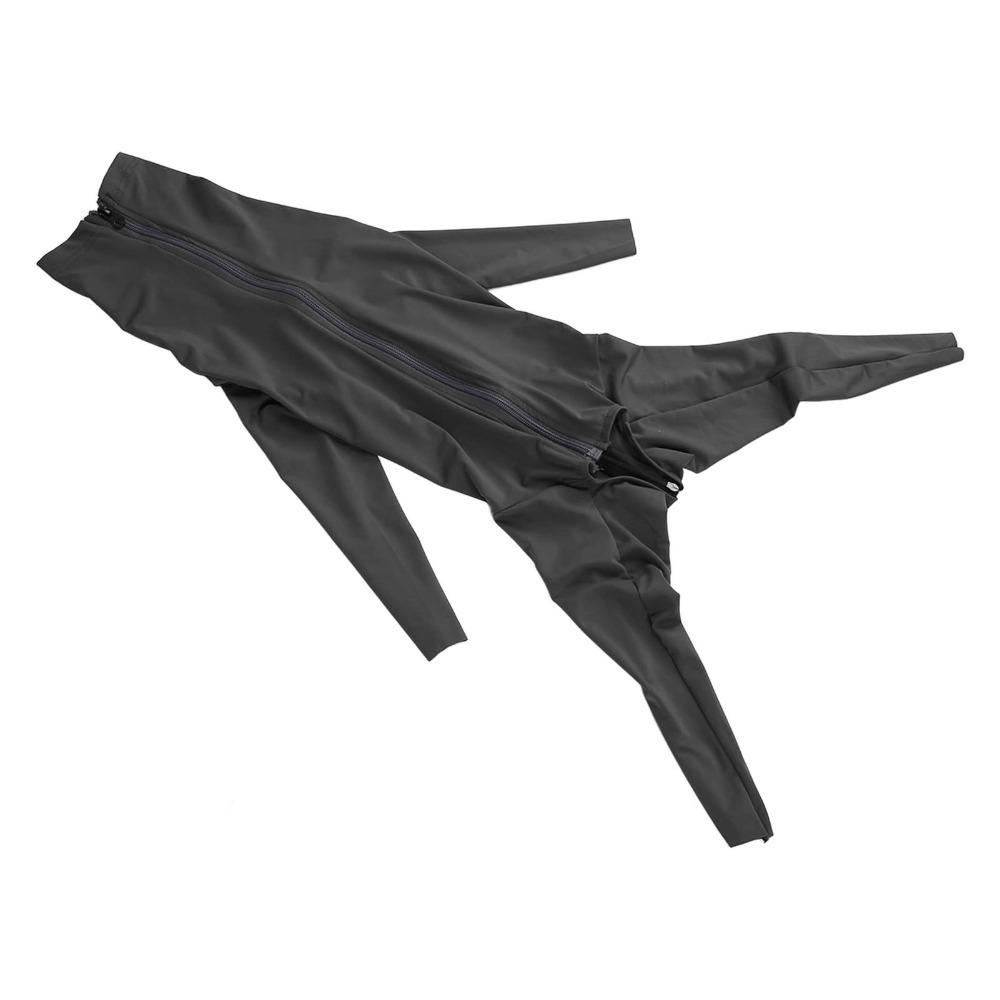 Elastic Dog Four-legged Jumpsuit Zipper Closure Zipper Dog Outfit Dog Anti-shedding Suit Body Warm