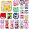 Newborn Toddler Infant Baby Boy Girl Kids Cartoon Bibs Waterproof Saliva Towel