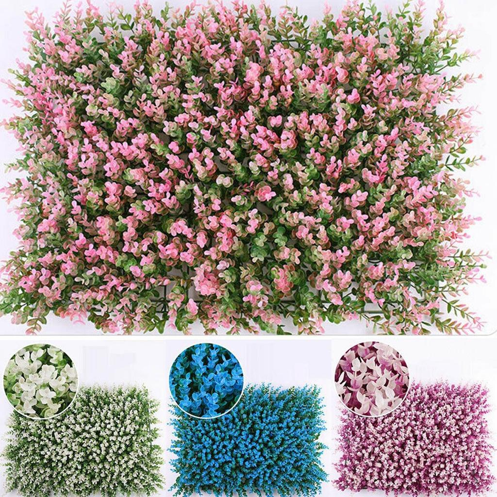 Fake Artificial Lawn Grass Mat Wall Fence Panel Decoration Home Wedding Decor