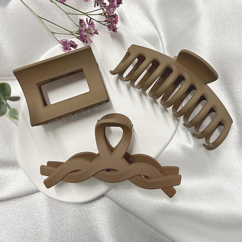 Большой краб для волос с бантом, новый модный однотонный черный зажим для волос в виде акульего плавника, инструменты для укладки волос, аксессуары для женщин, девушек