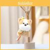 Soft And Fluffy Plush Toy Bee Dog Keychain Charming Gift For Kids And Animal Lovers