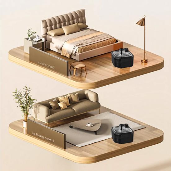 2.8L/95oz беспроводной фонтанчик для кошек ультра-тихий диспенсер для воды для домашних животных автоматический фонтанчик для собак с датчиком движения и крышкой из нержавеющей стали